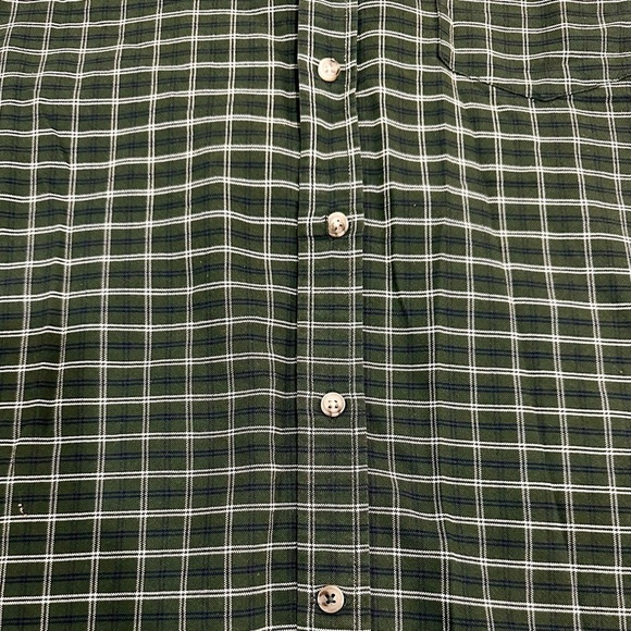 Green Checkered Button-Up Shirt - Picture 5 of 6